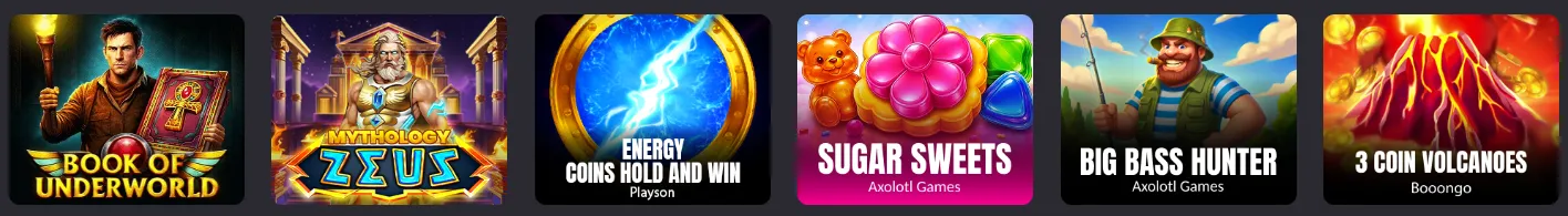 Donbet Casino slot games